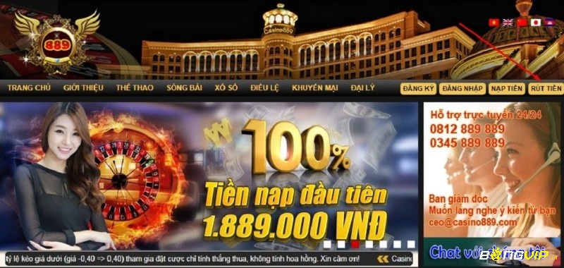 Casino889 com- Trang cá cược uy tín và chuyên nghiêp