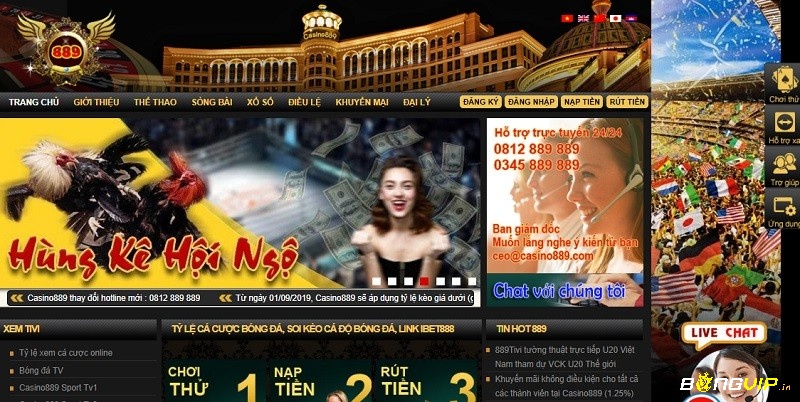Casino889 comcom- Trang cá cược đầy đủ các tính năng tiện ích
