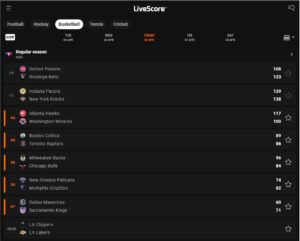 Livescore bong ro - Cập nhật tính năng trên livescore