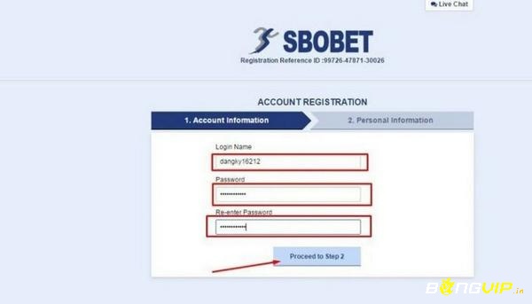 Sbobet hỗ trợ người chơi đăng ký tài khoản nhanh chóng