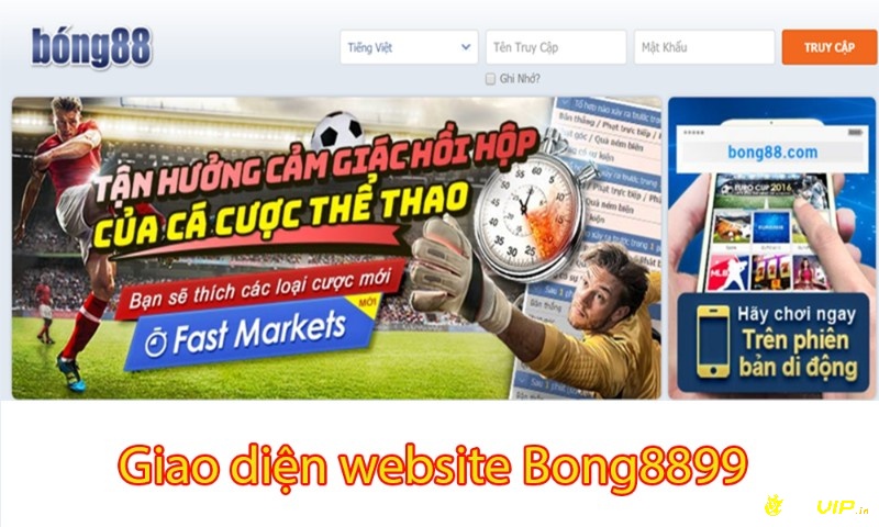 Website chính thức của bong88 đó là 8899 com