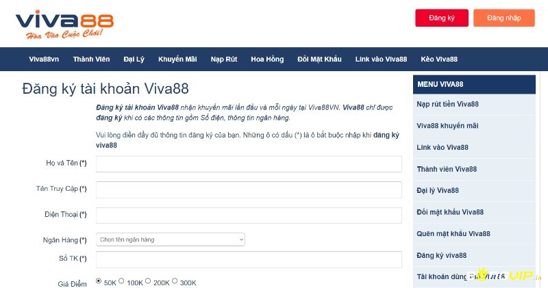 Hướng dẫn tham gia Viva88 net Viva88 net
