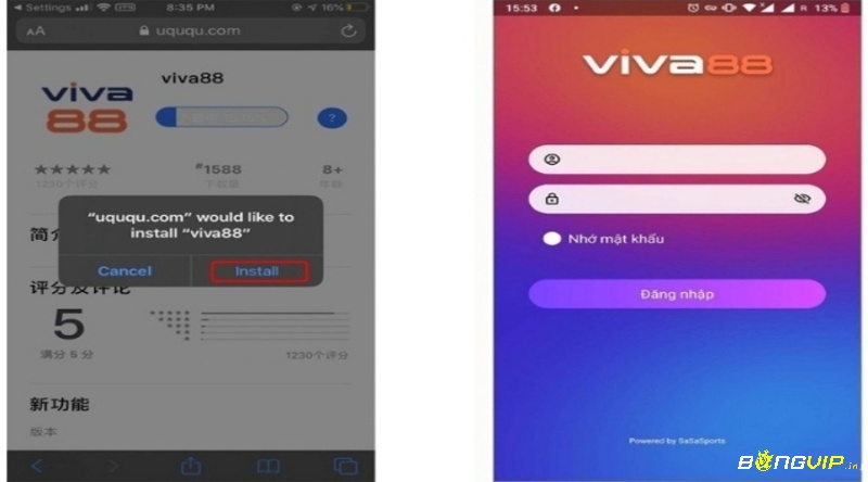 Hướng dẫn tải app M Viva88 dành cho IOS
